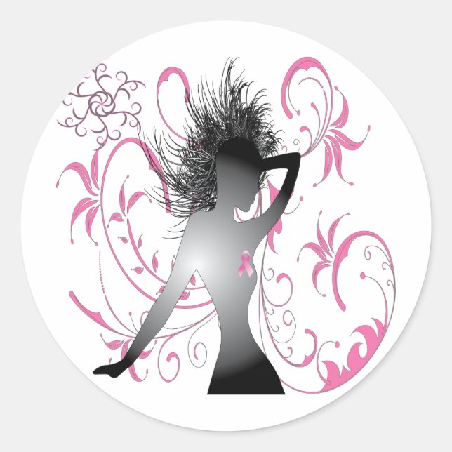 Be More Than A Survivor Classic Round Sticker (Front)