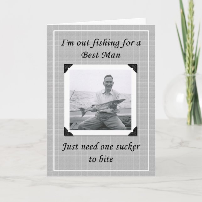 Be my Best Man? Invitation (Front)