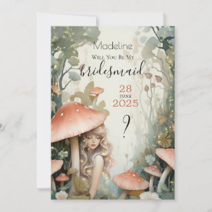 Be my Bridesmaid  Fairy's Secret Haven Invitation