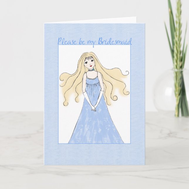 Be my Bridesmaid Invitation (Front)