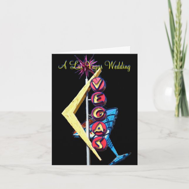 Be My Bridesmaid Las Vegas Wedding Invitation (Front)