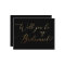 Be My Bridesmaid | Minimalist Gold & Black Script