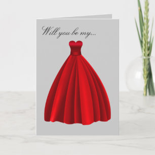 Be My Bridesmaid or Maid of Honour Card