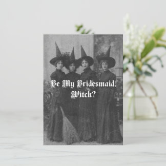 Be My Bridesmaid, Witch! Coven Proposal Invitation