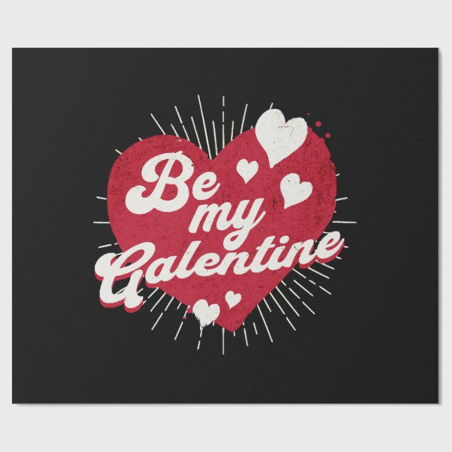 Be My Galentine Wrapping Paper (Flat)
