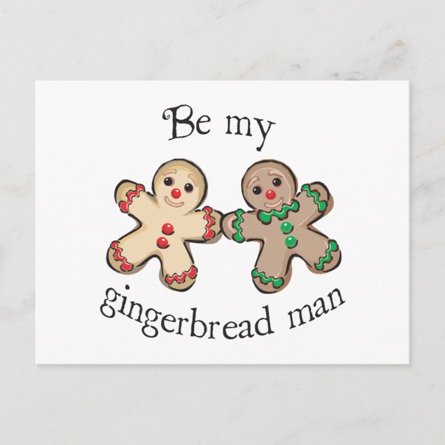 be my gingerbread man postcard (Front)