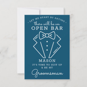 Be My Groomsman Card - Funny