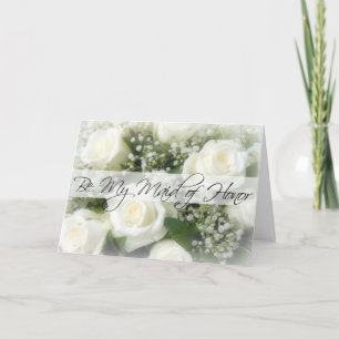 Be My Maid of Honour Invitation