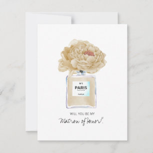 Be My Matron of Honour Champagne Peony Perfume Car