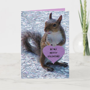 Be My Nutty Valentine! Holiday Card
