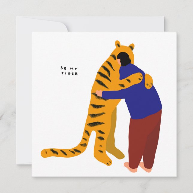 Be my tiger invitation (Front)