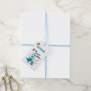 Be my tweet heart custom gift tags