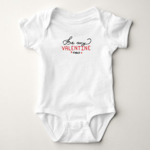 Be My Valentine Baby Bodysuit