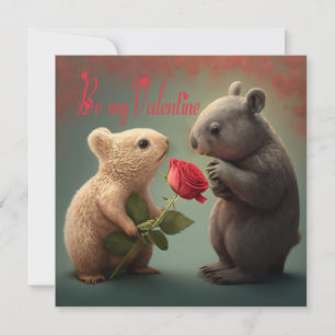 Be my Valentine      Card