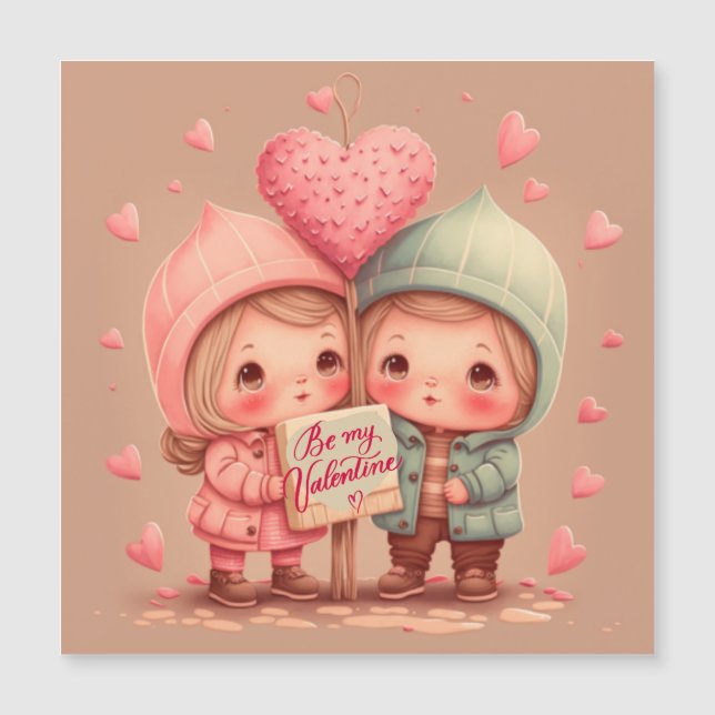 Be my valentine card (Front)