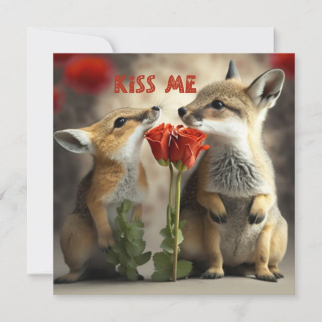 Be my Valentine      Card (Front)