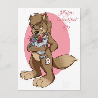 Be my valentine-card version- holiday postcard