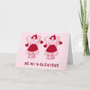 Be My Valentine Children's Valentine Holiday Card