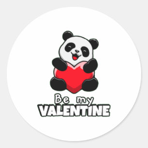 Be my VALENTINE Classic Round Sticker