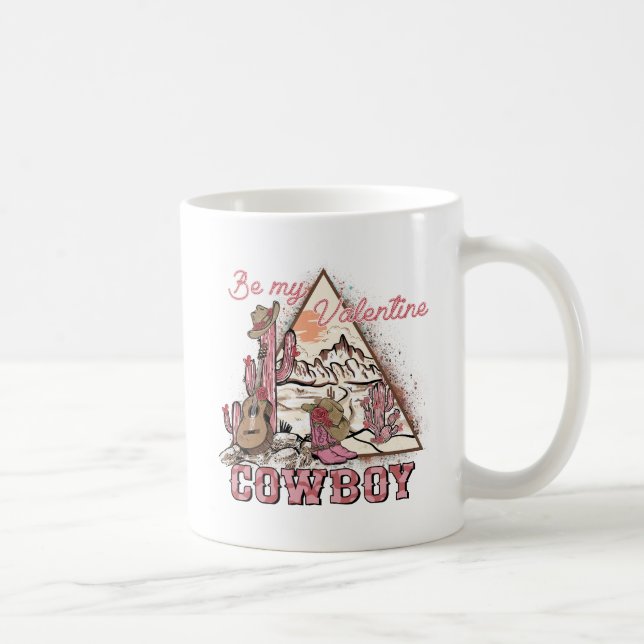 Be My Valentine Cowboy Coffee Mug (Right)