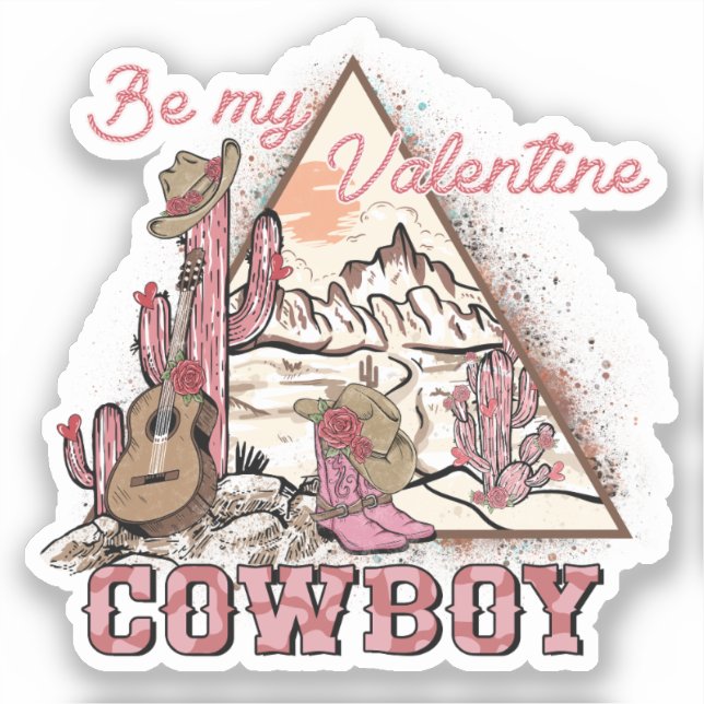 Be My Valentine - Cowboy Western Country (Front)