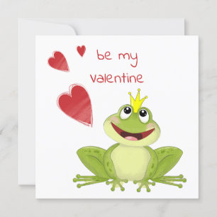 Be My Valentine Cute Frog Prince