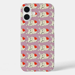 Be my Valentine, dog iPhone 16 Plus Case