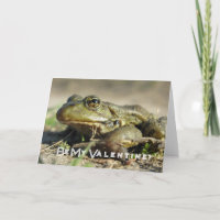 Be My Valentine. Frog The Prince Greeting card