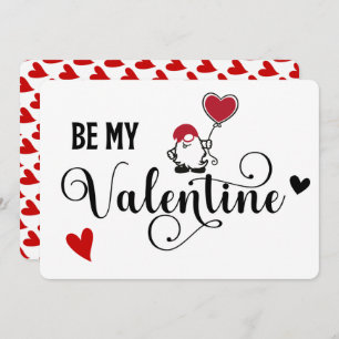 Be my Valentine Gnome Holiday Card