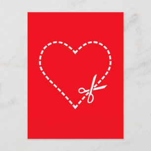 Be My Valentine Have My Heart on Red Holiday Postcard