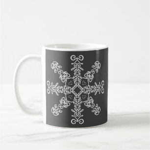 Be My Valentine Hidden Words Coffee Mug