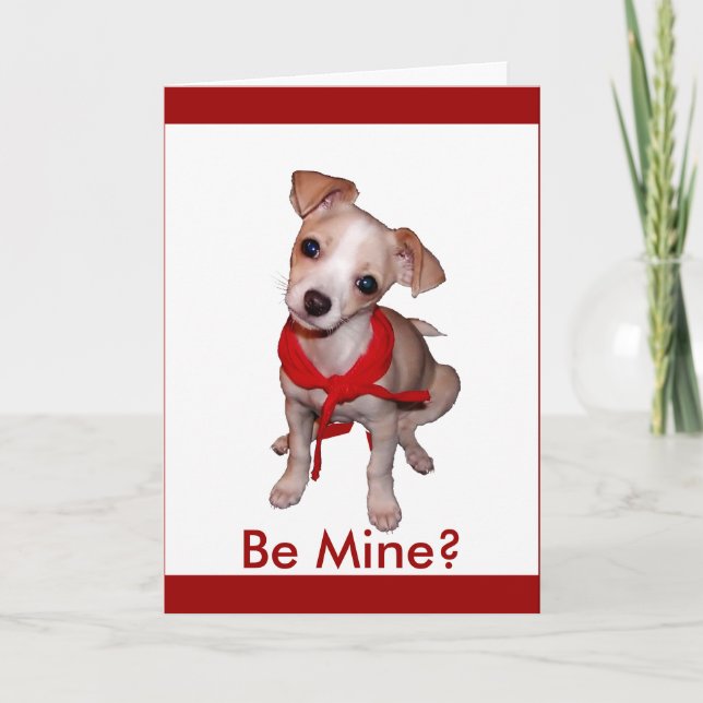 Be My Valentine? Holiday Card (Front)