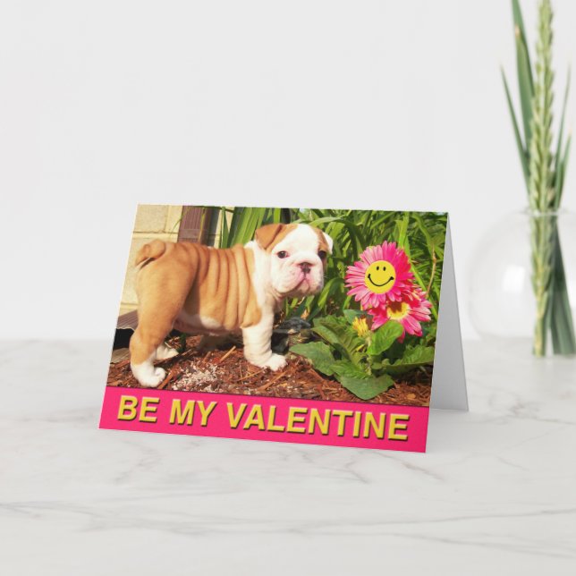 Be My Valentine Holiday Card (Front)