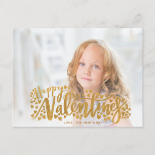 BE MY VALENTINE HOLIDAY POSTCARD