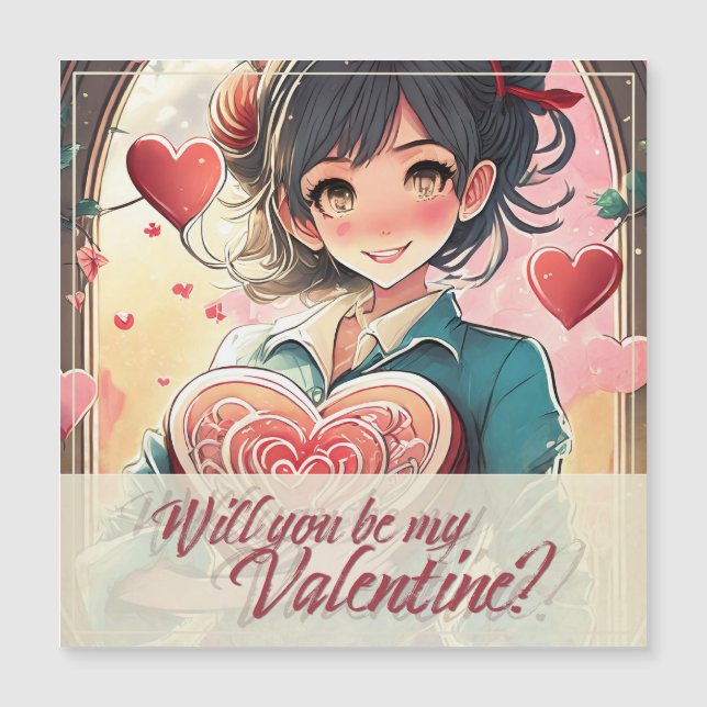 Be My Valentine in Manga Style 31470 (Front)