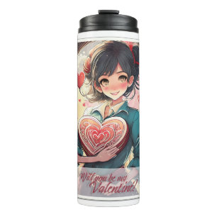 Be My Valentine in Manga Style 31470 Thermal Tumbler