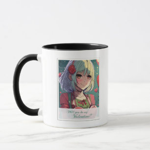 Be My Valentine in Manga Style 33419 Mug