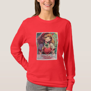 Be My Valentine in Manga Style 33419 T-Shirt