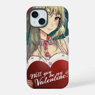 Be My Valentine in Manga Style 33893 iPhone 15 Case