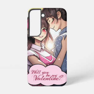 Be My Valentine in Manga Style 58477 Samsung Galaxy Case