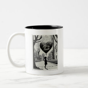 Be My Valentine in Manga Style 58477 Two-Tone Coffee Mug
