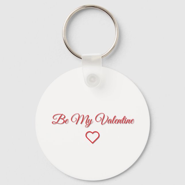 Be My Valentine ❤️ Key Ring (Back)