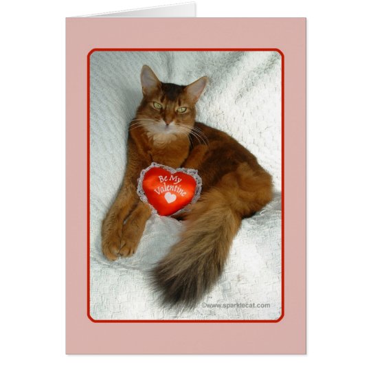 Be My Valentine Kitty Card