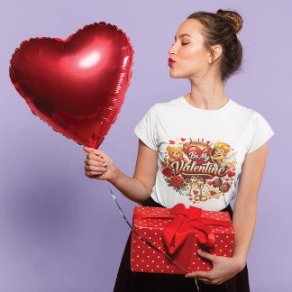 Be My Valentine Love Party Design T-Shirt