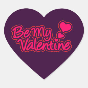Be my Valentine Love sticker