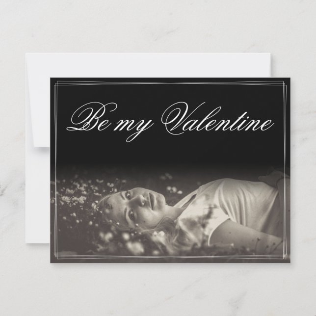 Be my Valentine - lying young woman (Front)