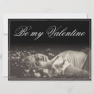 Be my Valentine - lying young woman