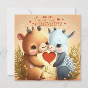 Be my Valentine  Magnetic Invitation 