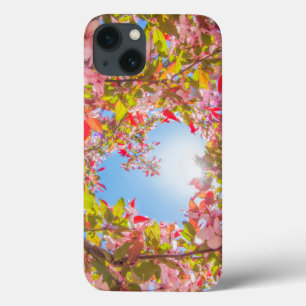 Be my Valentine Nature blooms Heart flowers Love iPhone 13 Case