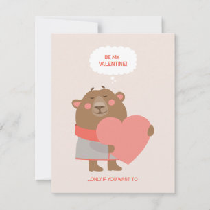 Be My Valentine… No Pressure! Card